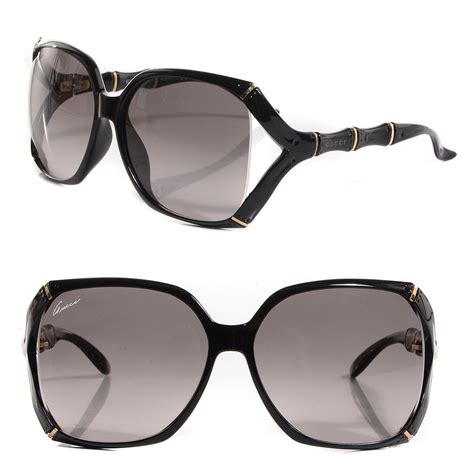 gucci bamboo sunglasses black|gucci glasses sunglass hut.